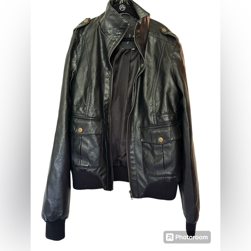 Jack Faux Leather Jacket